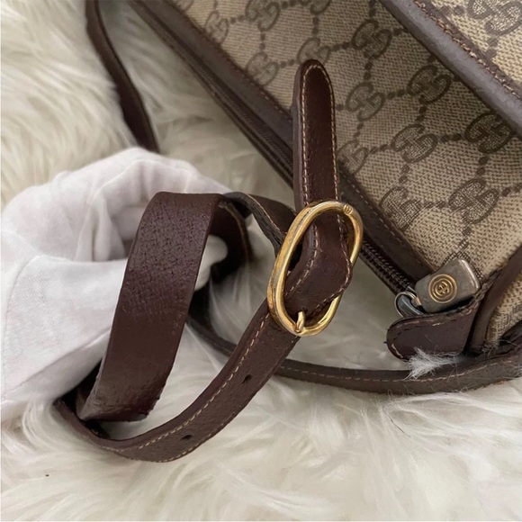 Gucci Beige and Dark Brown Shoulder Bag - Picture 11 of 16